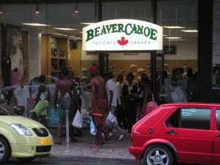 Beaver Canoe in Namibia